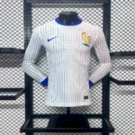 France 2024/25 Euro Away Long Sleeves Jersey â Player Versi